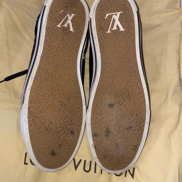 LOUIS VUITTON DAMIER GRAPHITE AVENTURE ZIP UP SNEAKERS - Picture 4 of 9